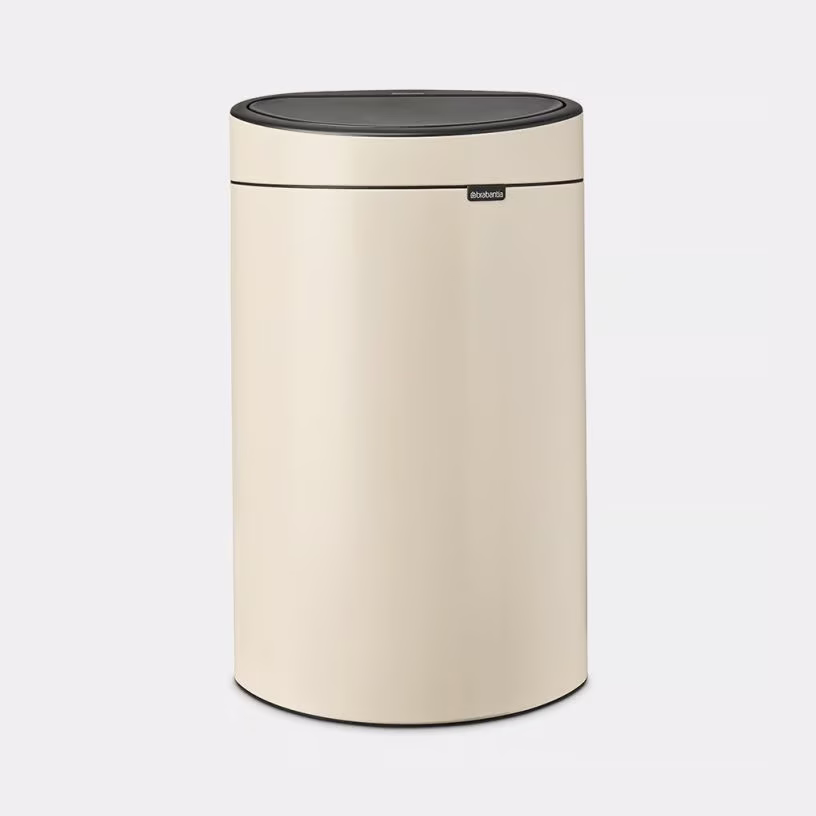 Brabantia touch bin new afvalemmer 40 liter soft beige