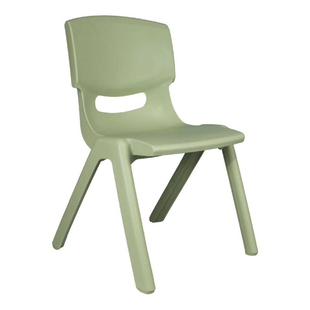 Kinderstoeltje plastic pastel groen