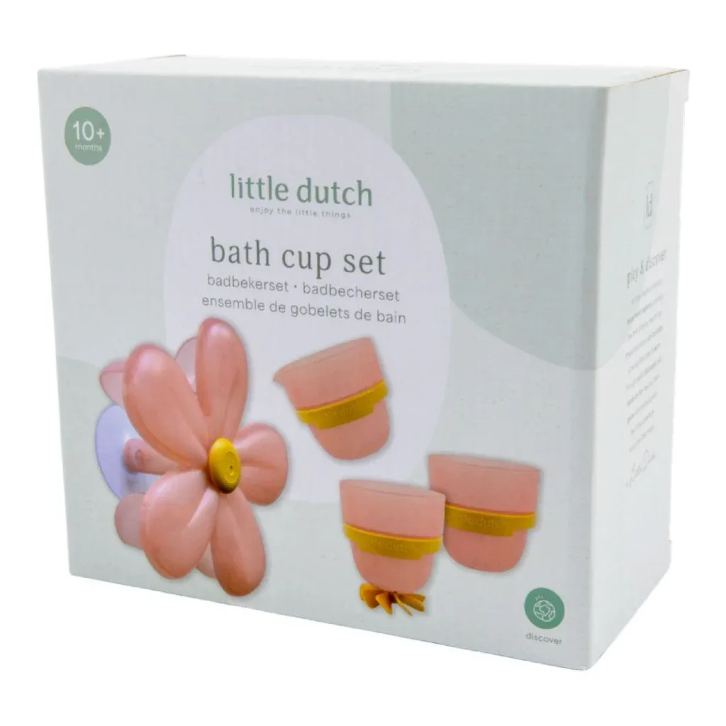 Little Dutch badwand bekers bloem