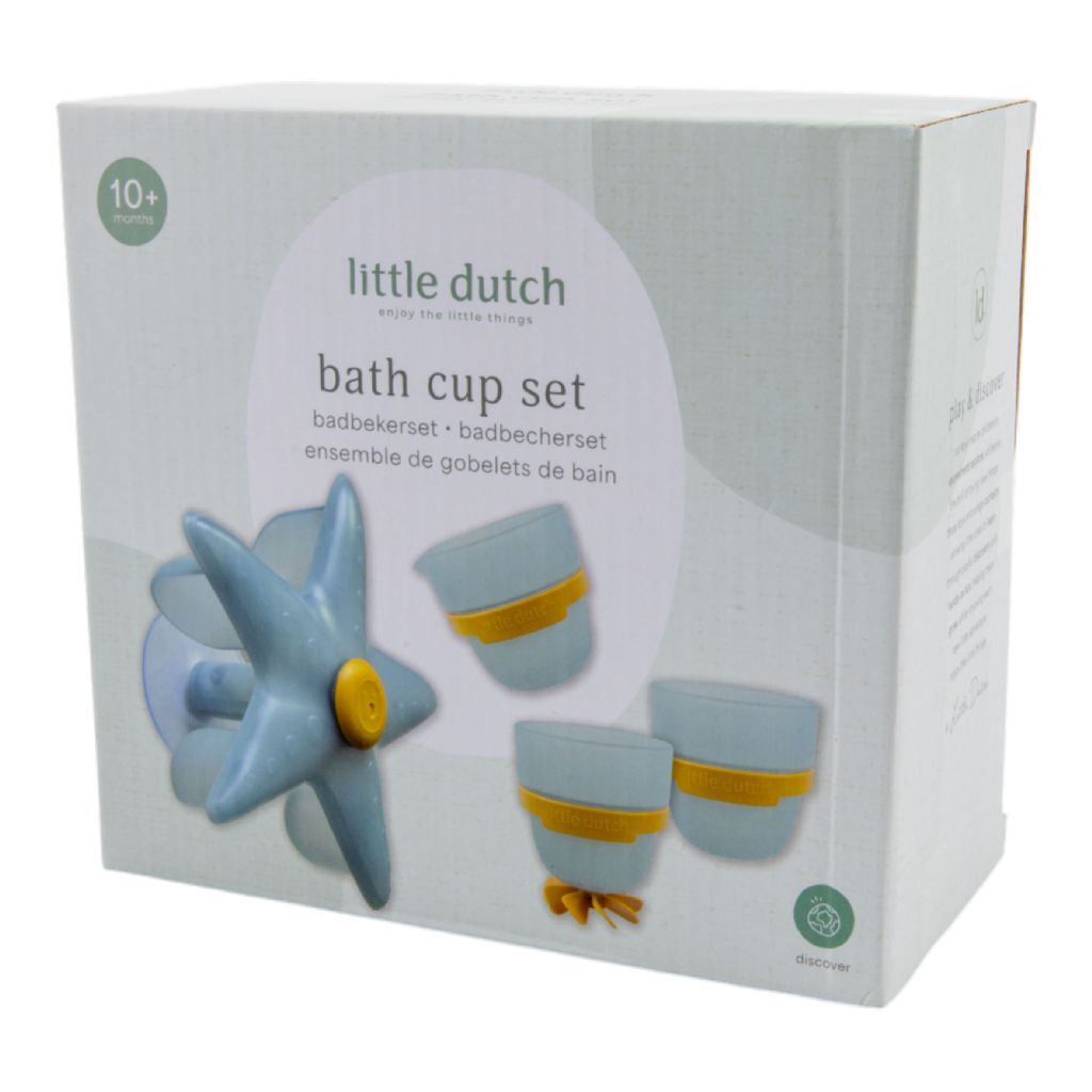 Little Dutch badwand bekers zeester