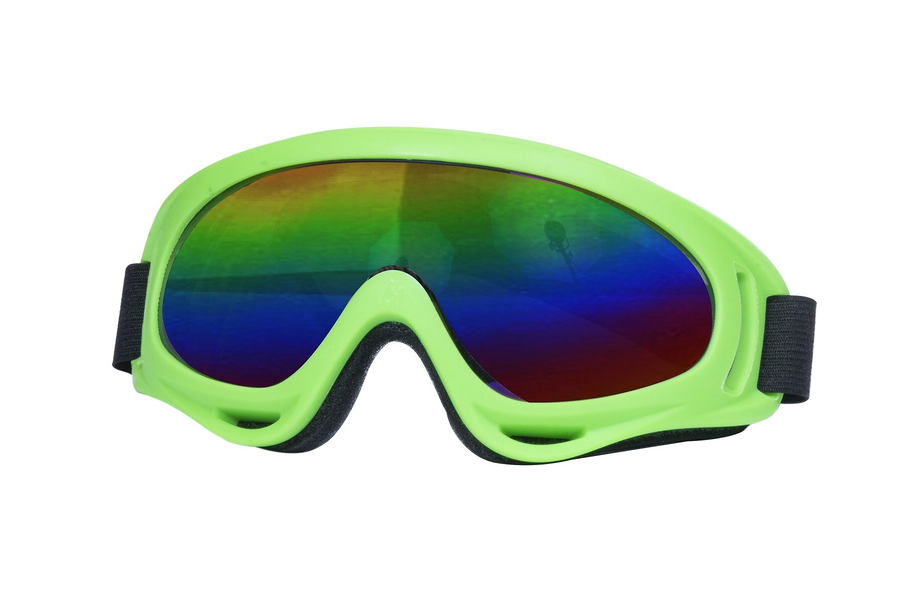 Ski bril neon-groen
