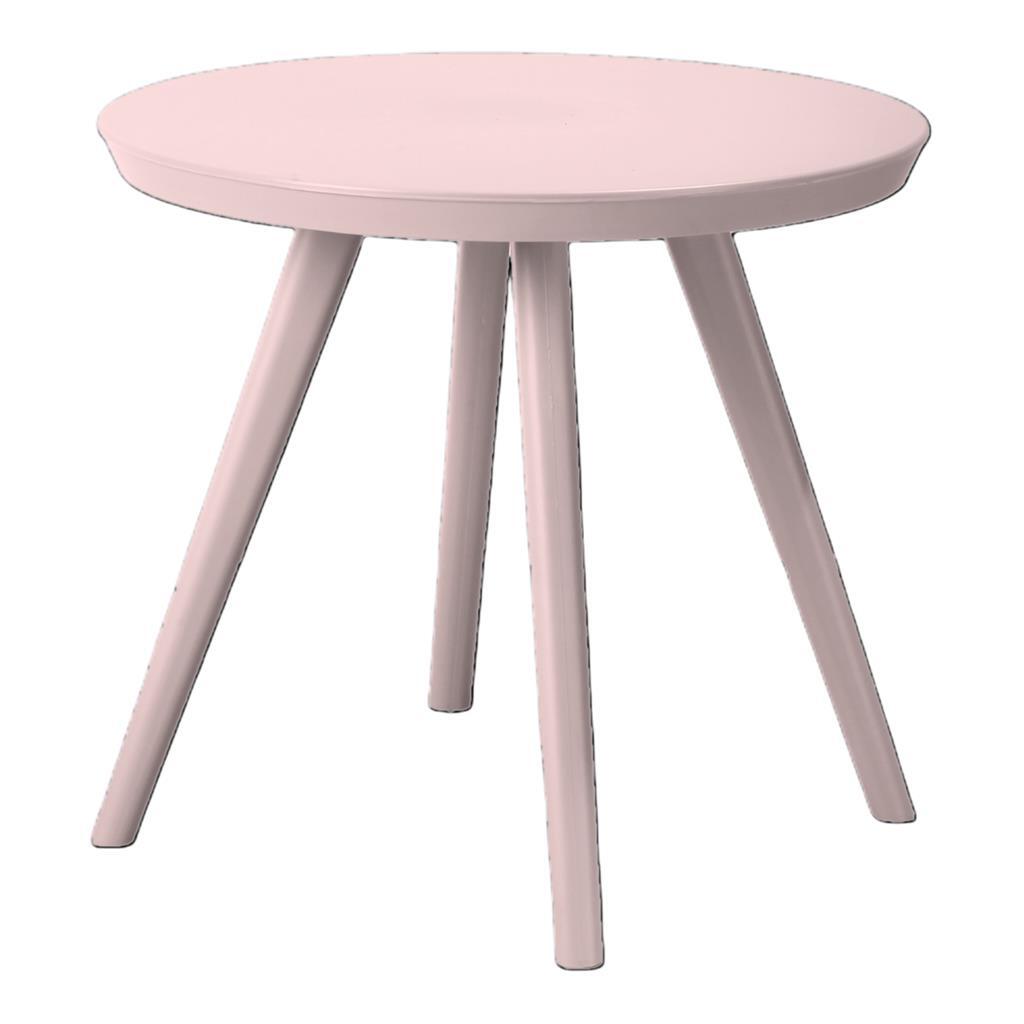 Kindertafel plastic pastel roze 50,5cm