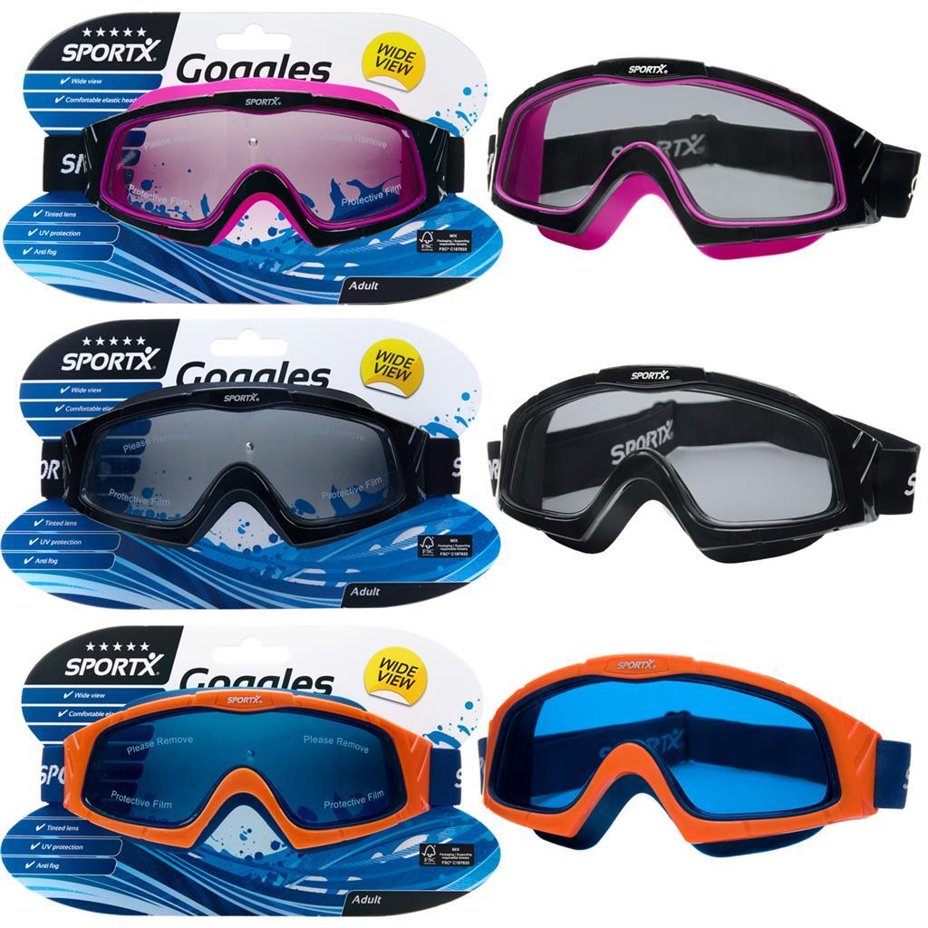SportX Adult druikbril wide view***** 3 Ass. FSC