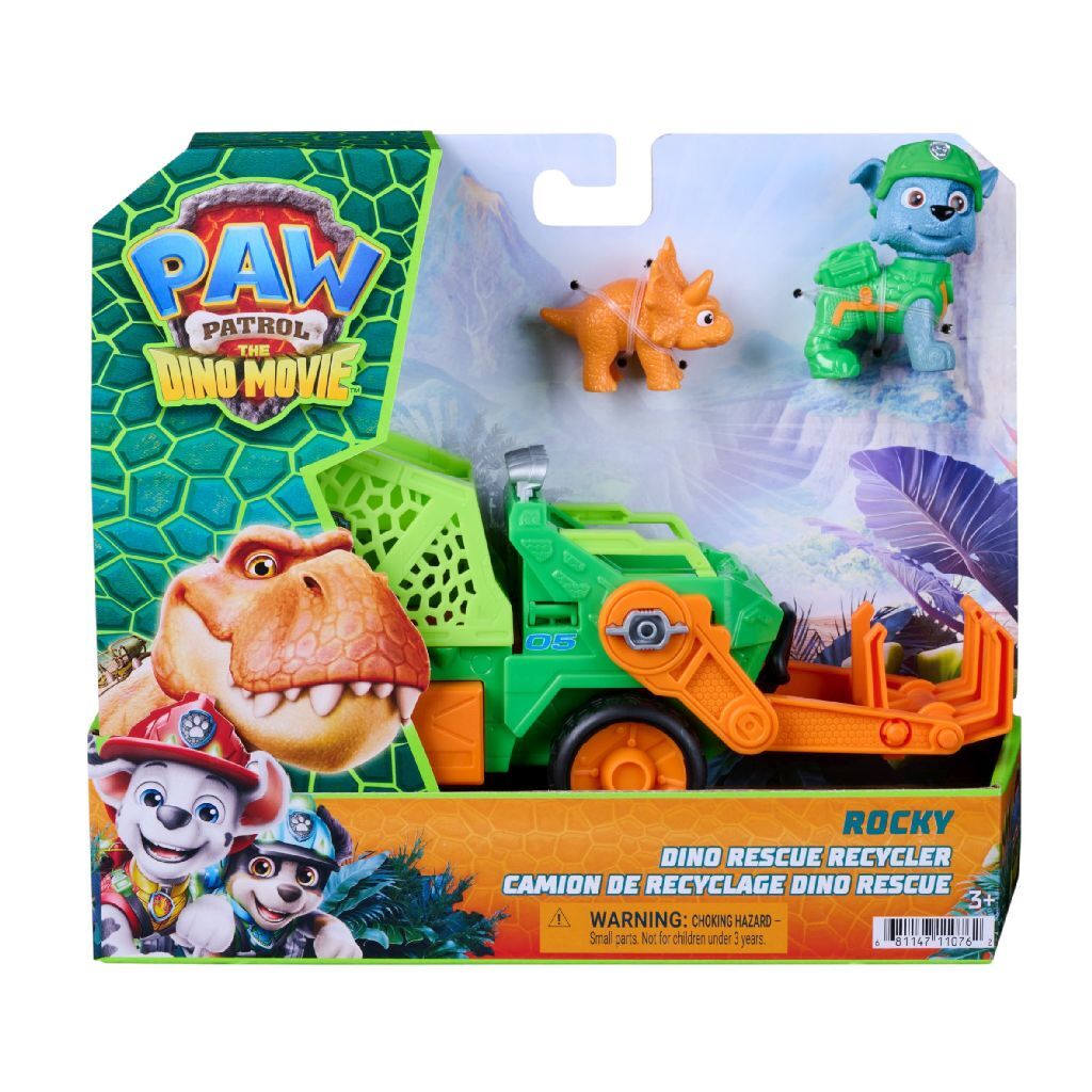 Paw Patrol dino movie voertuig Rocky