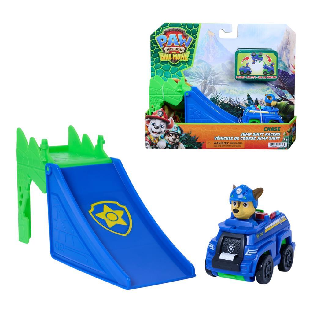 Paw Patrol dino movie pup suad jump flip racers