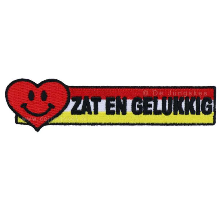 Embleem Zat en gelukkig