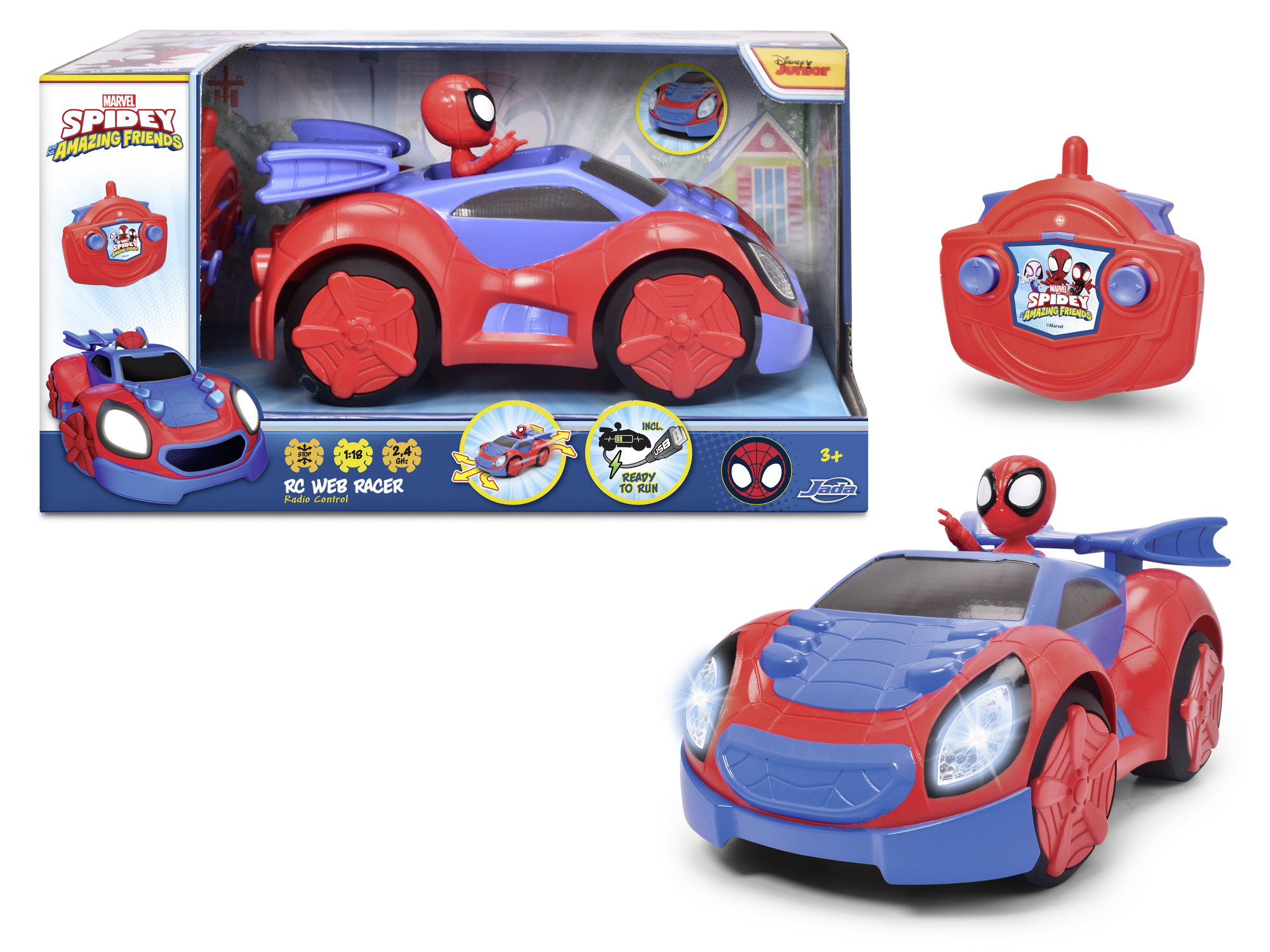 Jada Toys rc spidey web racer afbeelding