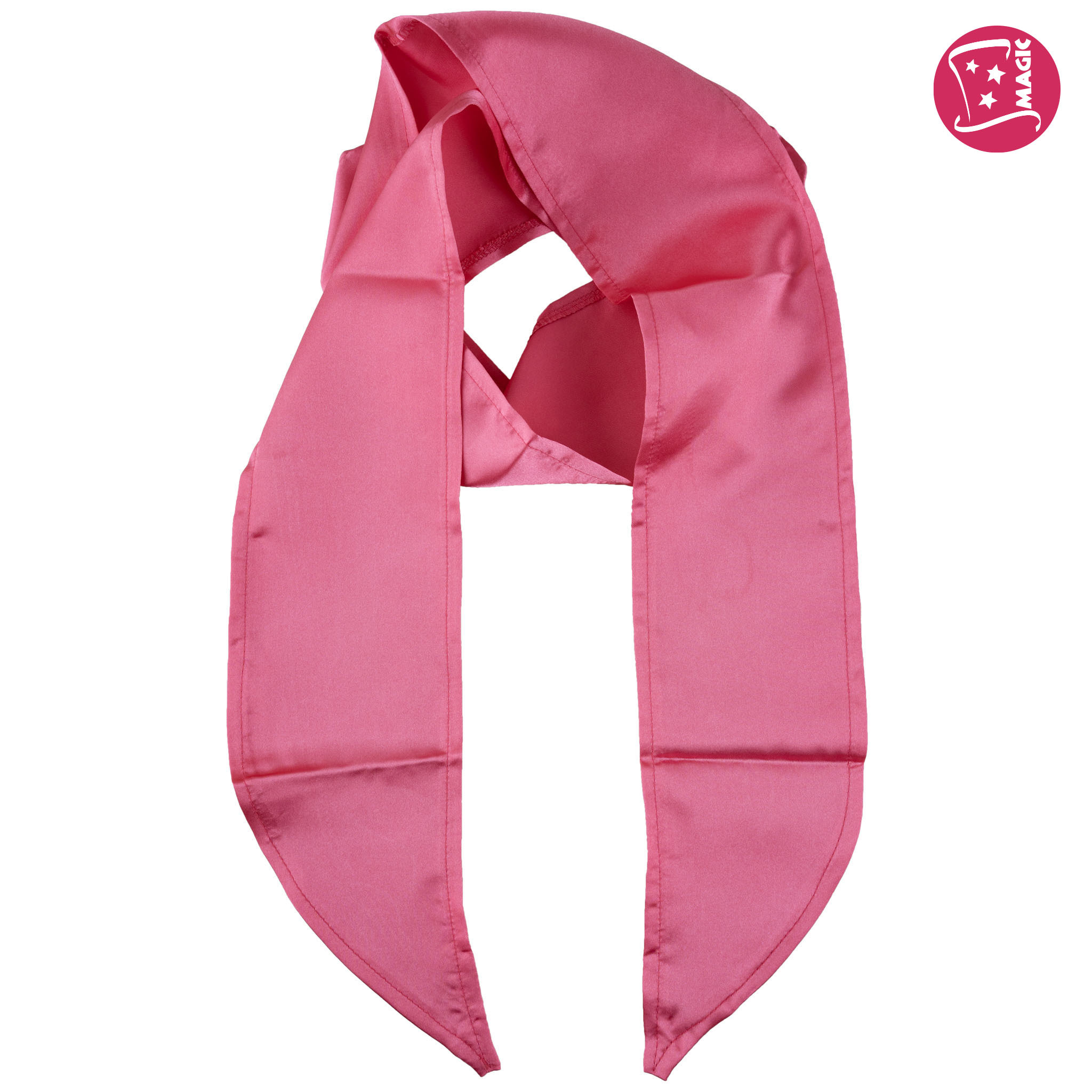 Sjaal / shawl satijn pink