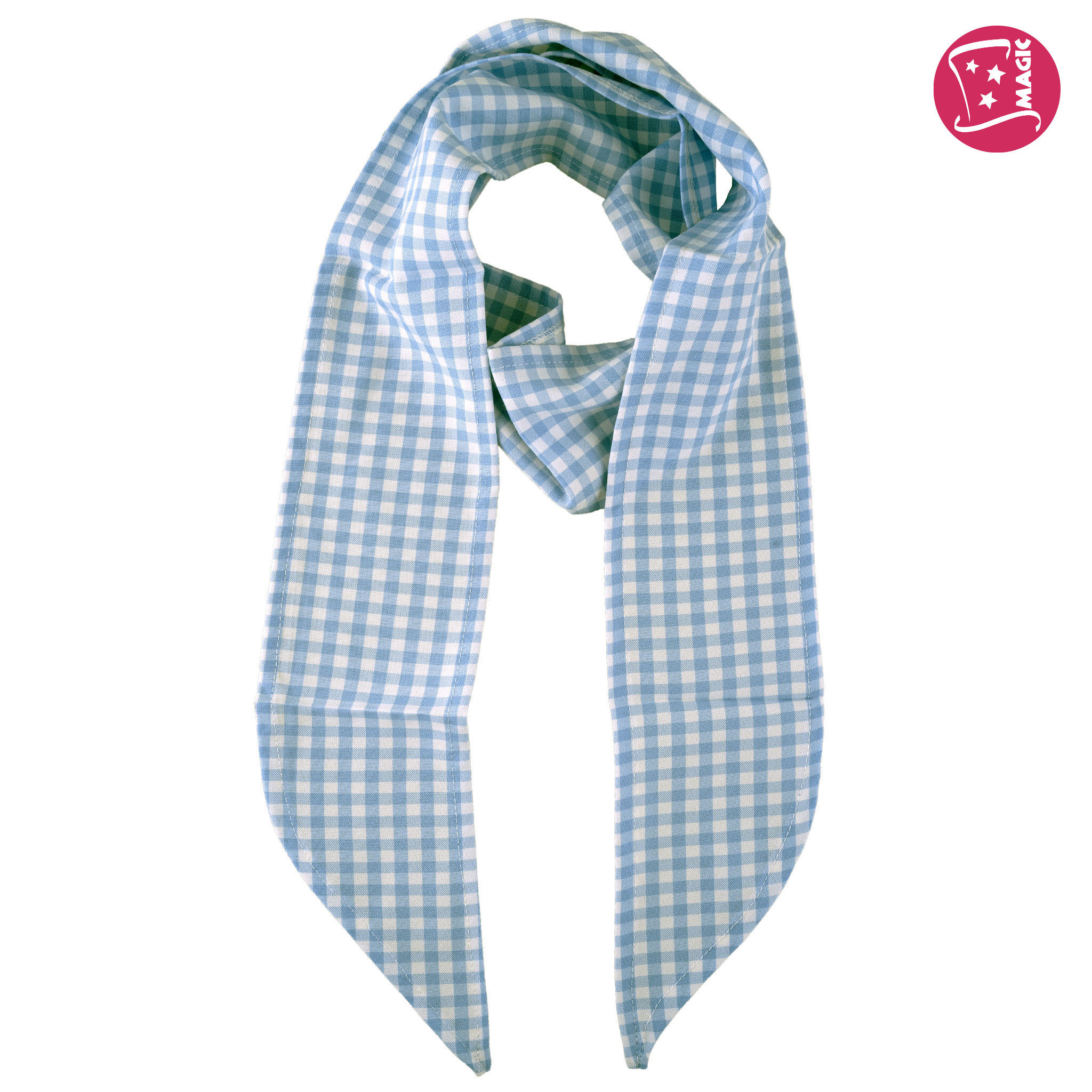 Sjaal / shawl blauw wit
