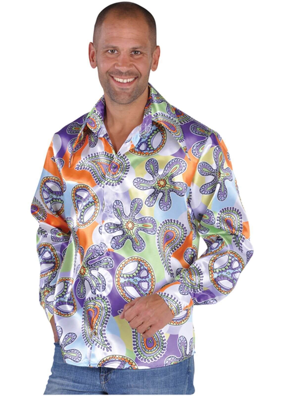 70's Blouse splach cool