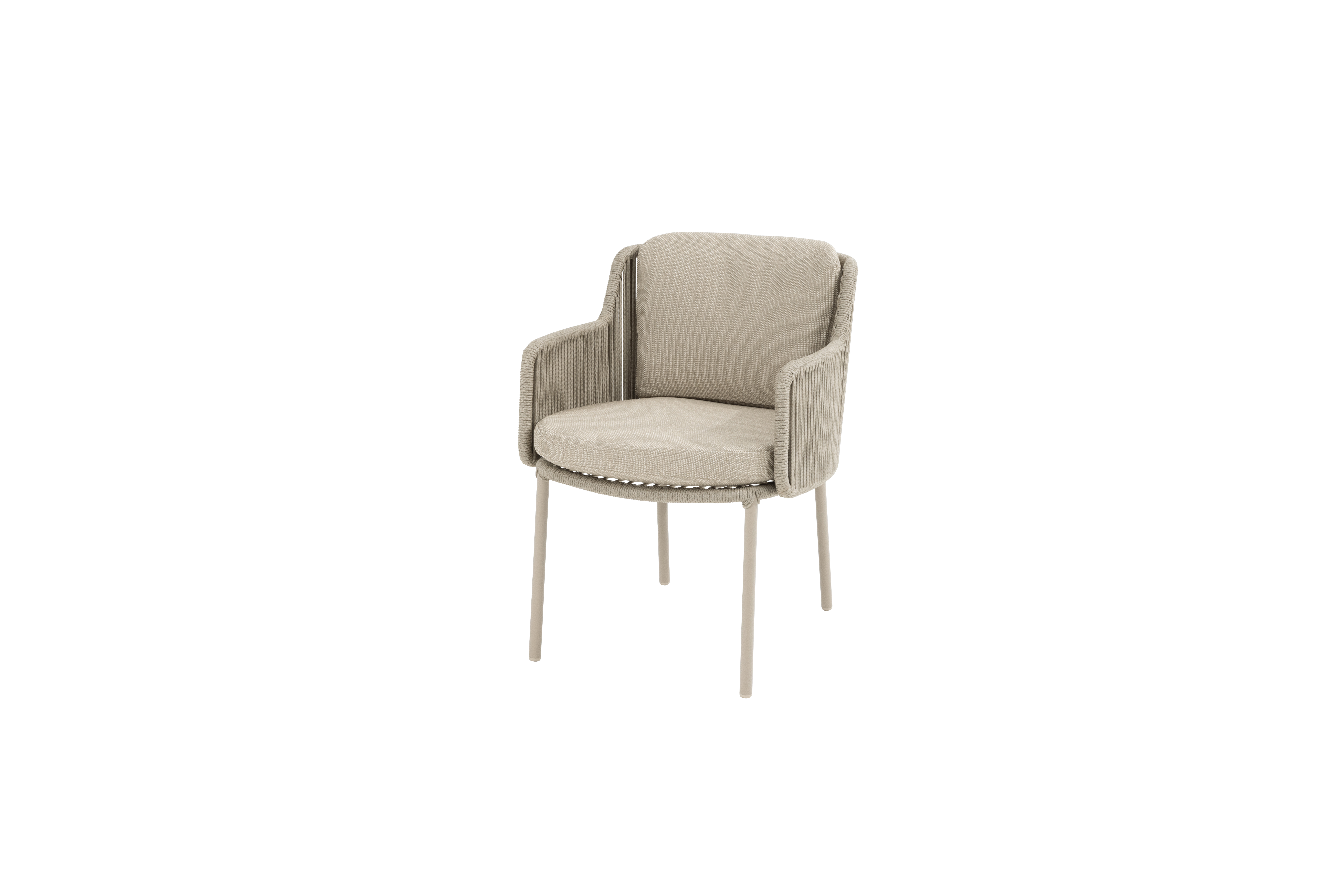 4SO Bernini dining tuinstoel latte