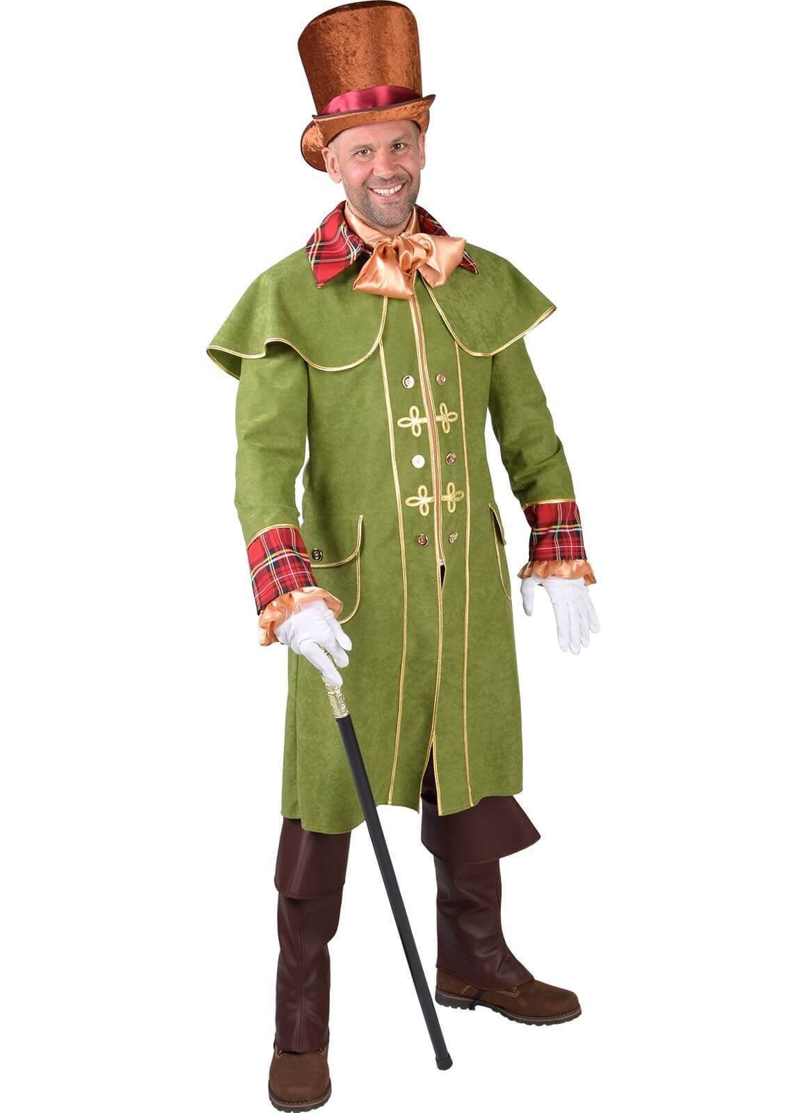Koetsiersmantel groen