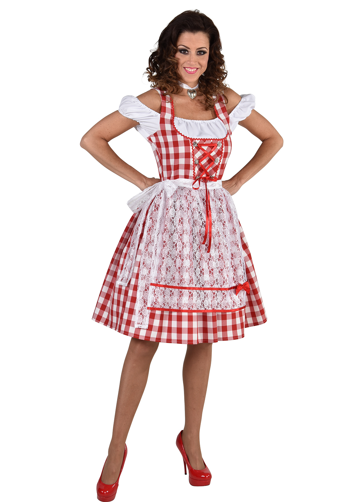 Dirndl "Rosie" knielang