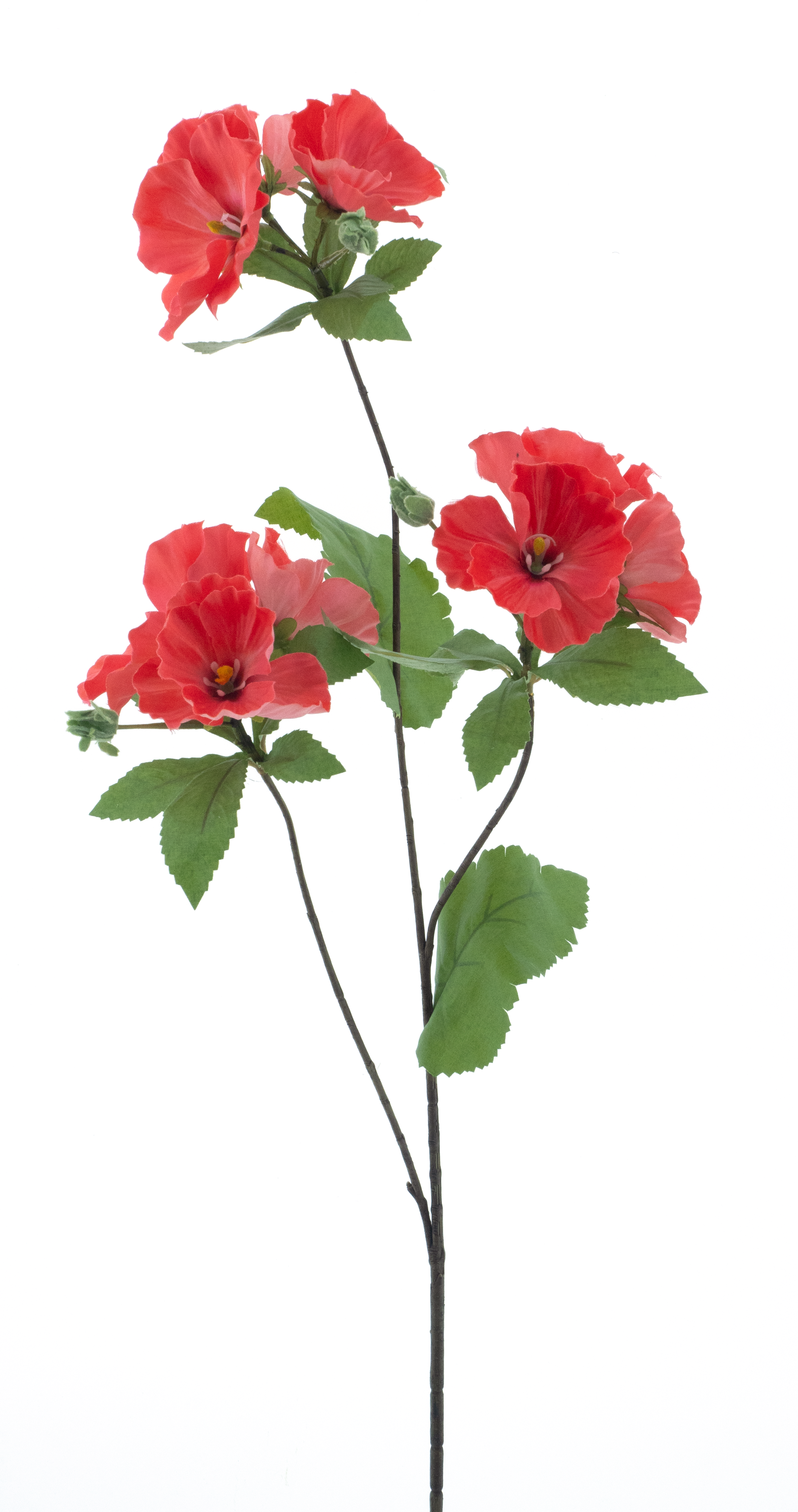 Alcea spray red 87cm