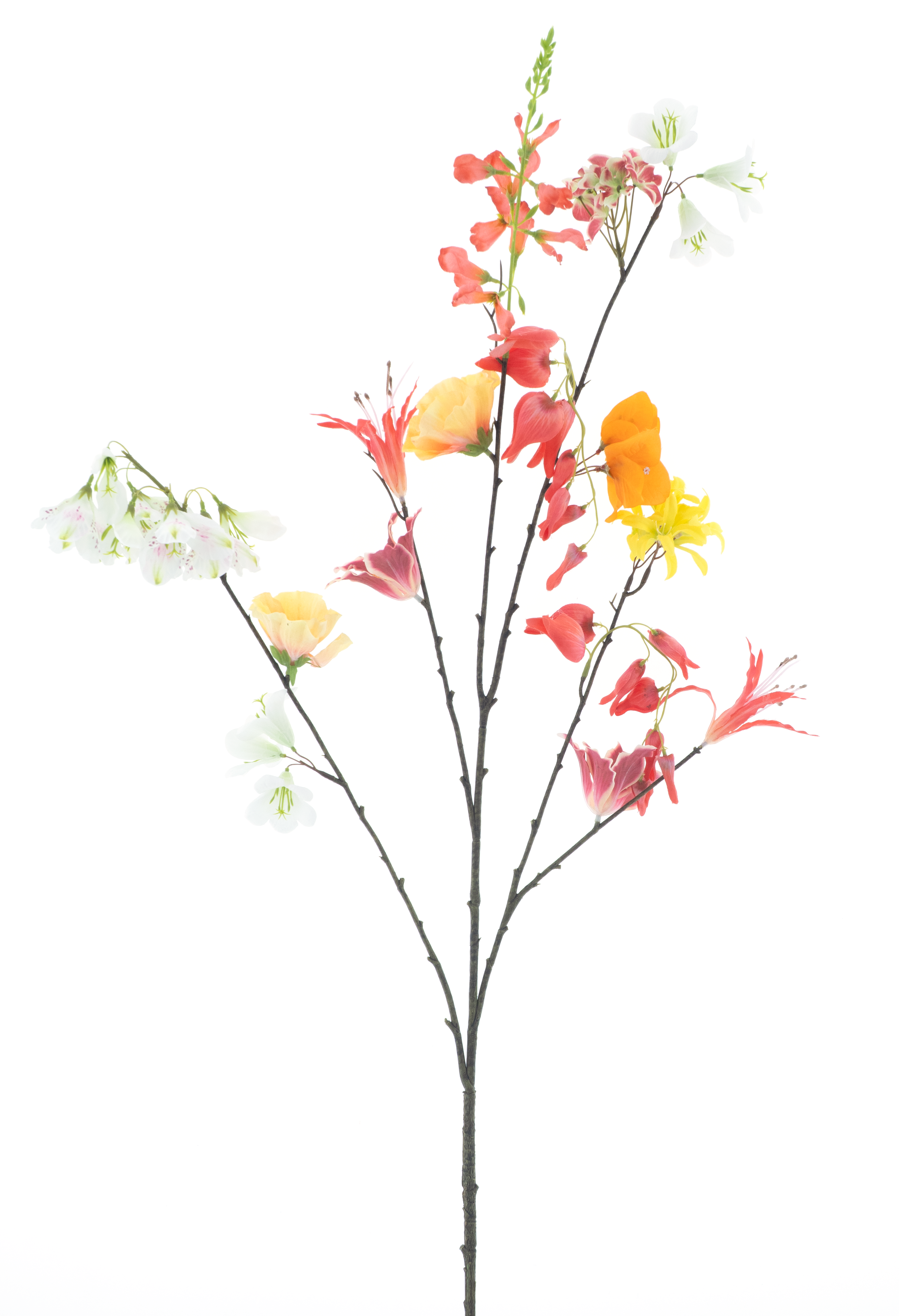 Mixed flower spraymixed red 119cm