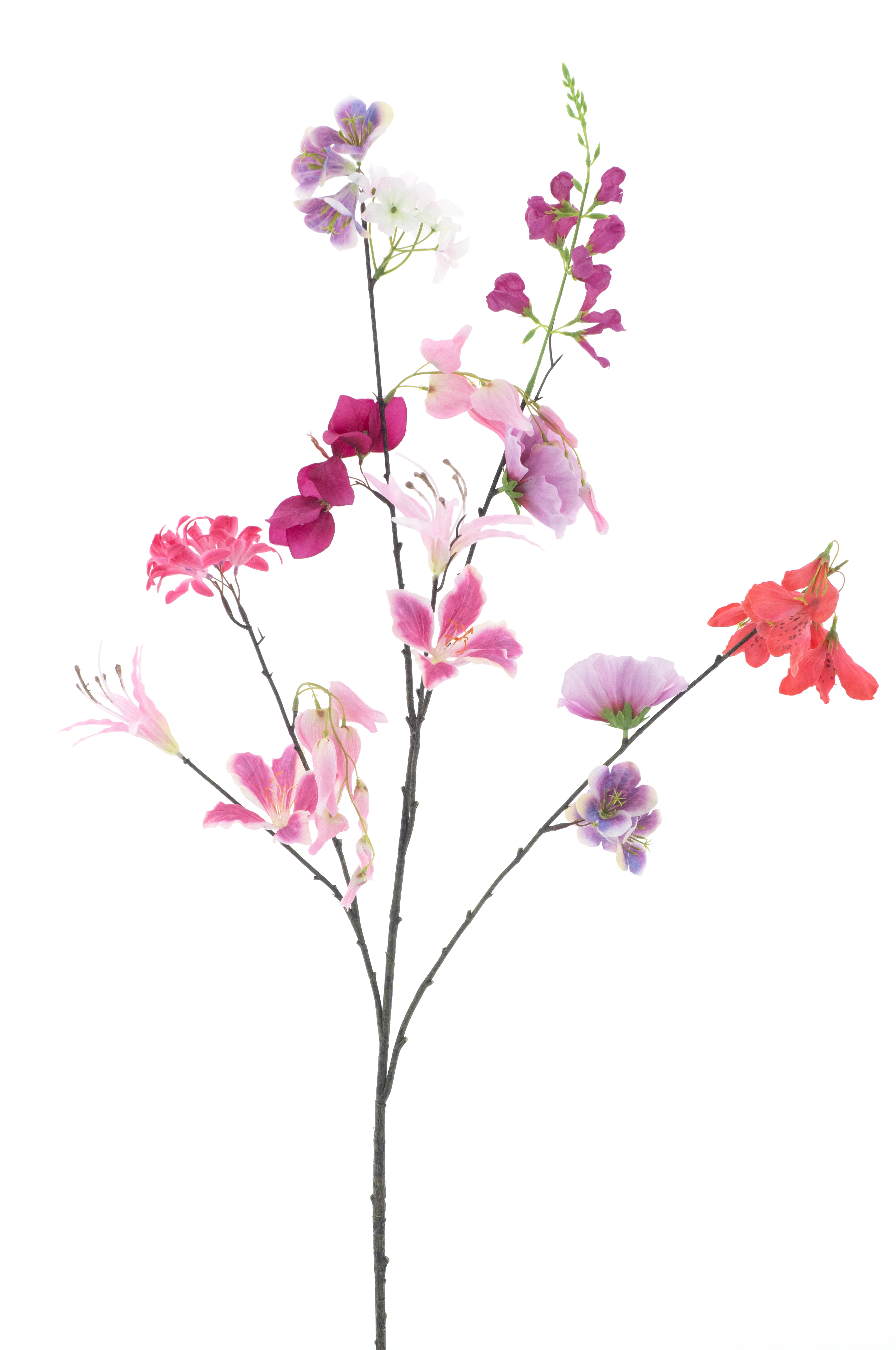 Mixed flower spraymixed pink 119cm