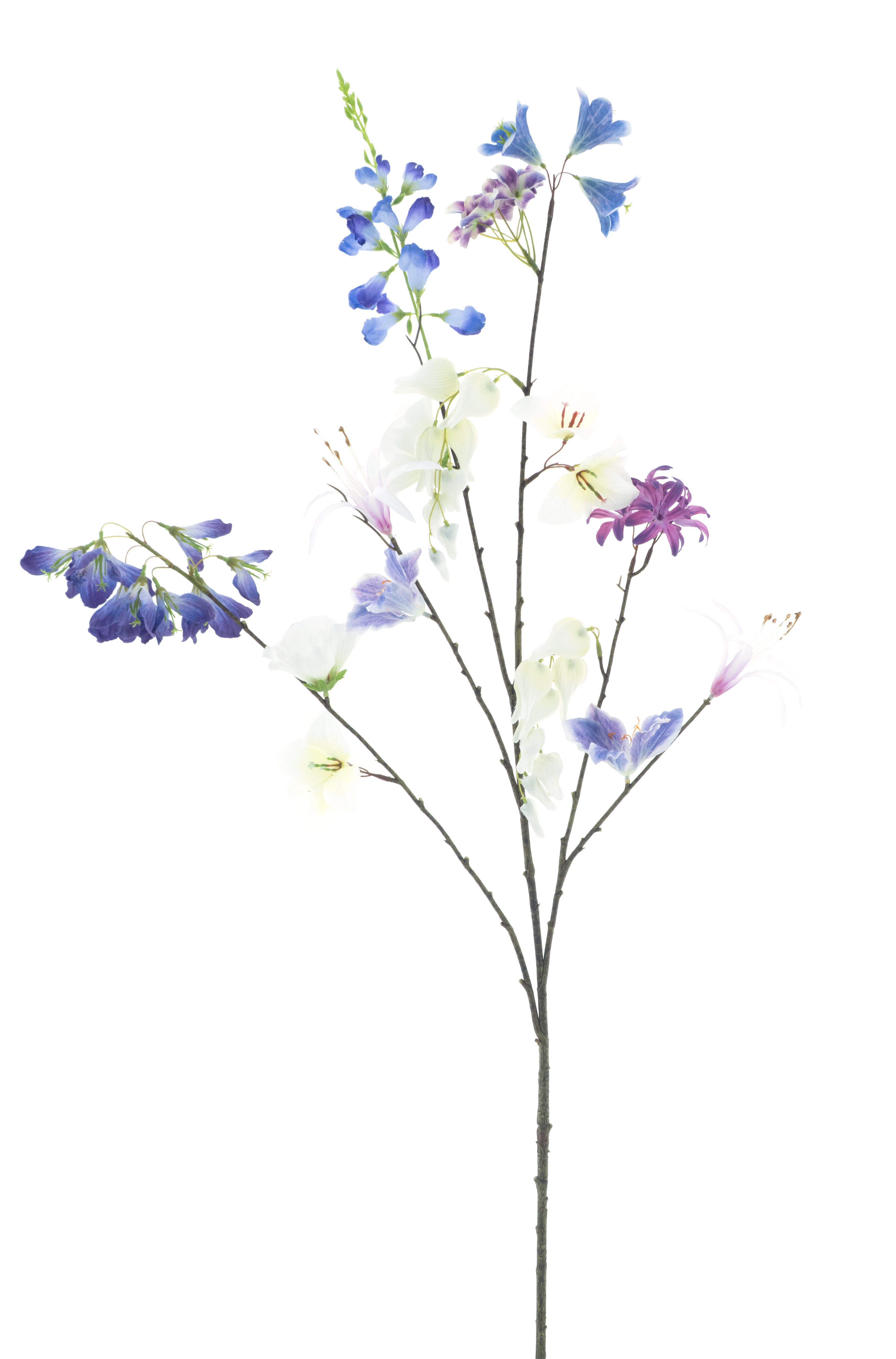 Mixed flower spraymixed blue 119cm