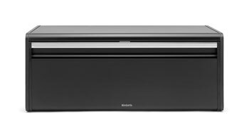 Brabantia broodtrommel met klepdeksel zwart