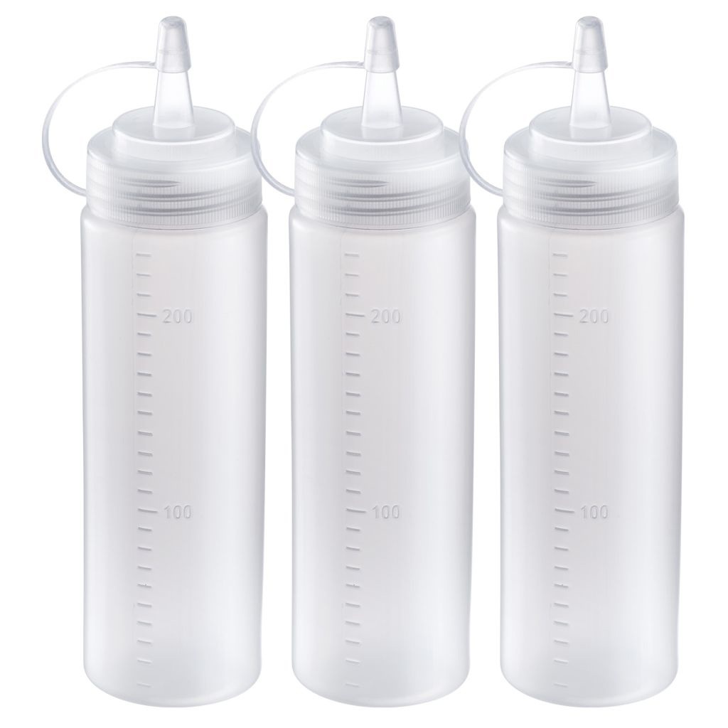 Westmark 3 knijpflessen, 240 ml