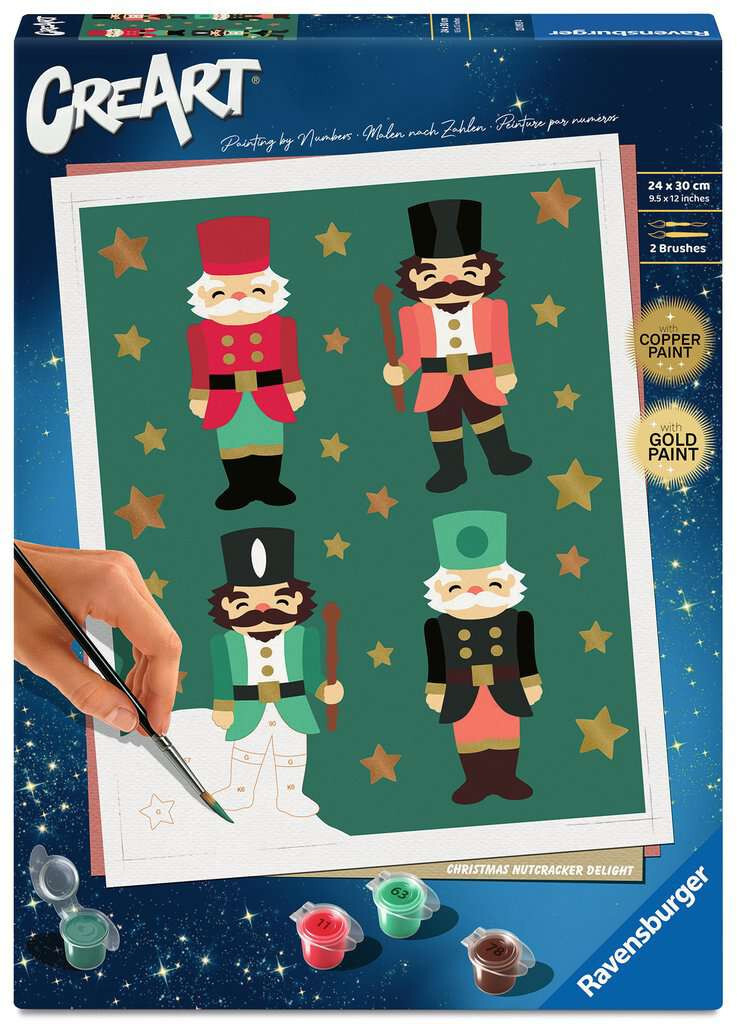 Ravensburger schilderen op nummer christmas nutcracker