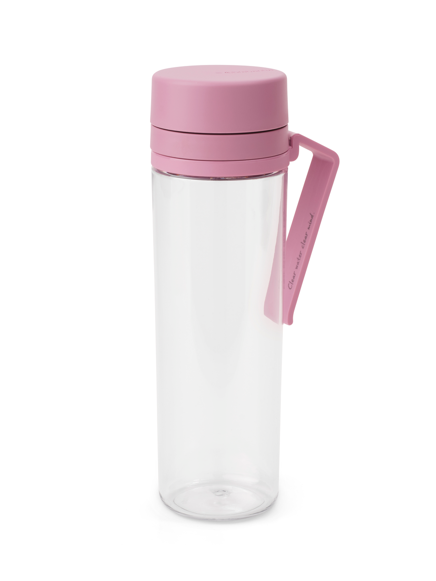 Brabantia make & take waterfles met zeef 0,5 liter lilac pink