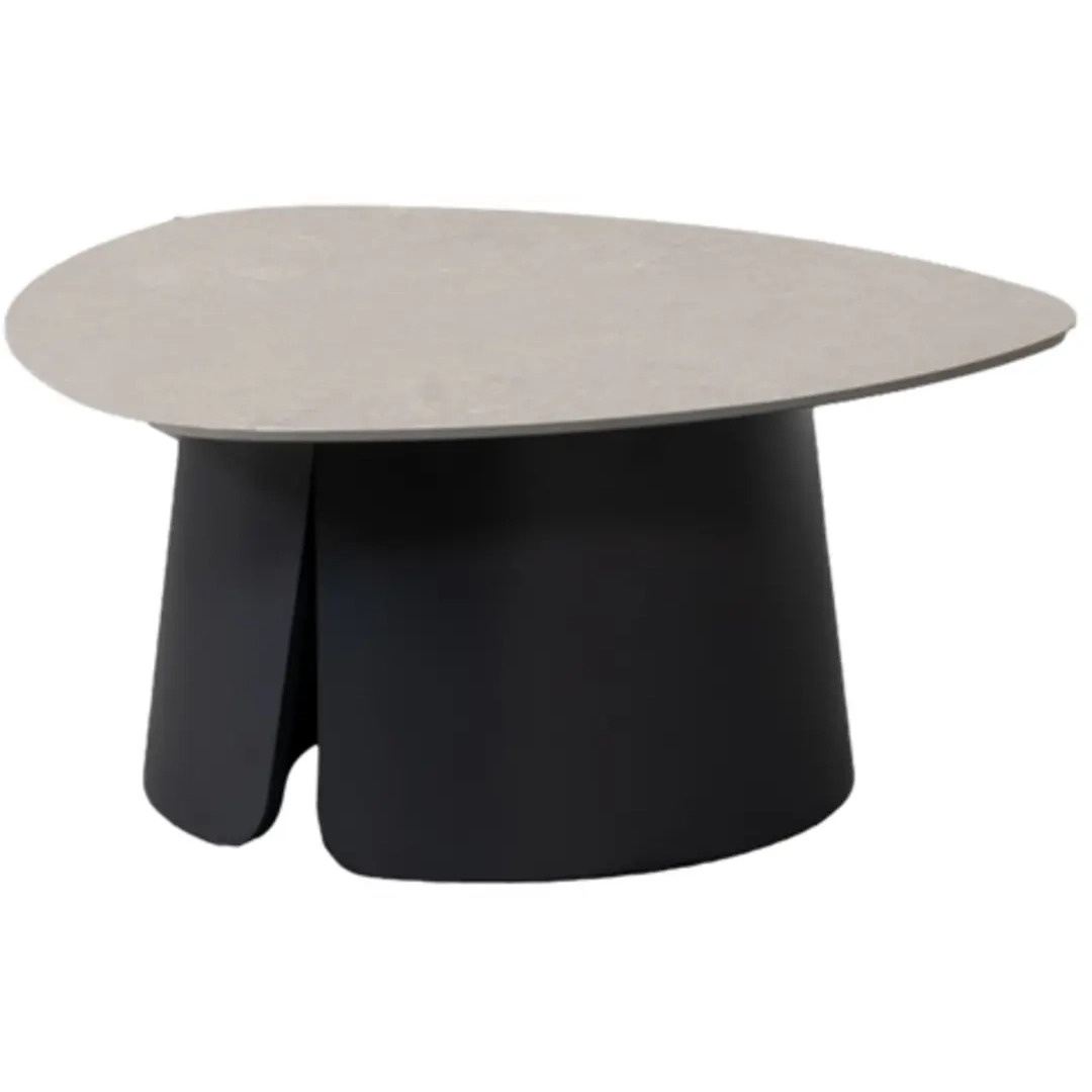 Qopps Nessa organische koffietafel 80x80x80cm royal grey