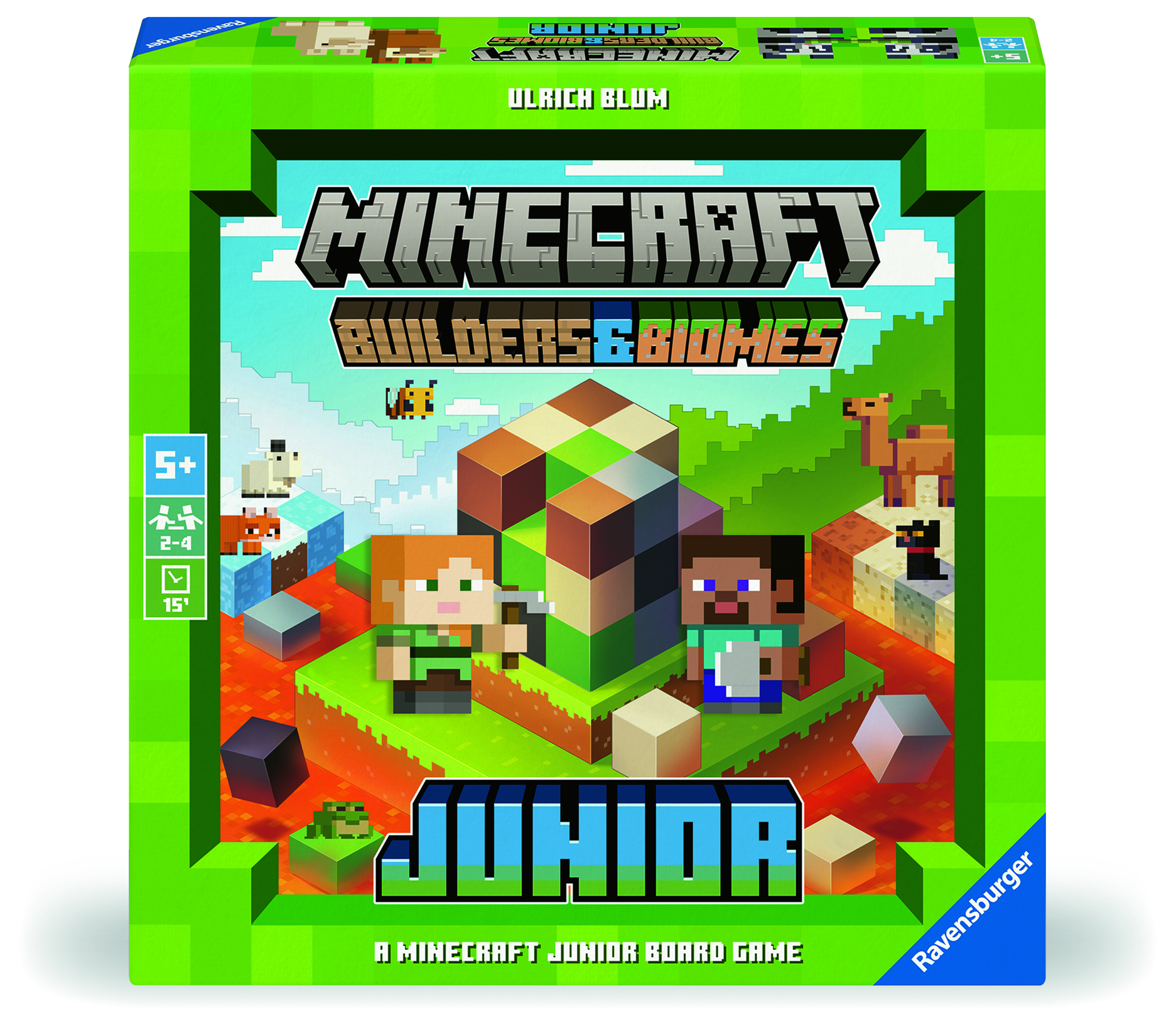 Ravensburger - Minecraft Builder & Biomes Junior - Bordspel - Vanaf 7 Jaar