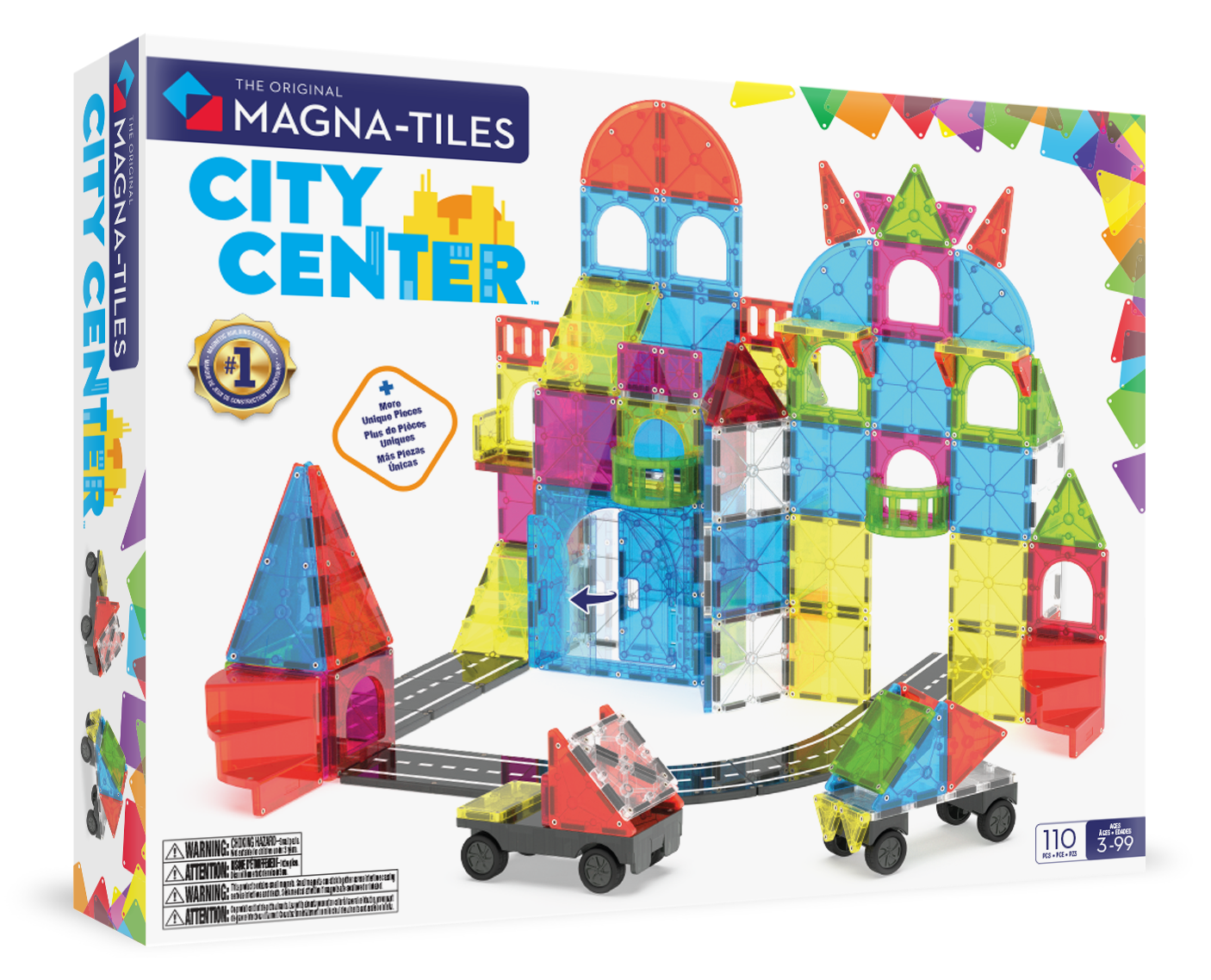 MagnaTiles city center 110 delig afbeelding