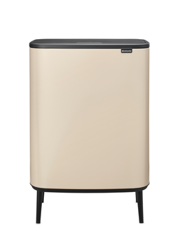 Brabantia Bo touch bin Hi 2 x 30L soft beige