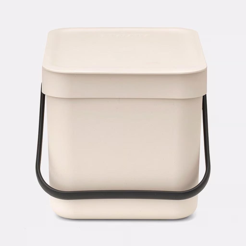 Brabantia Sort & Go afvalemmer 6 liter soft beige