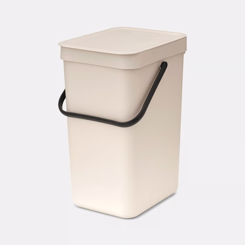 Brabantia Sort & Go afvalemmer 12 liter soft beige
