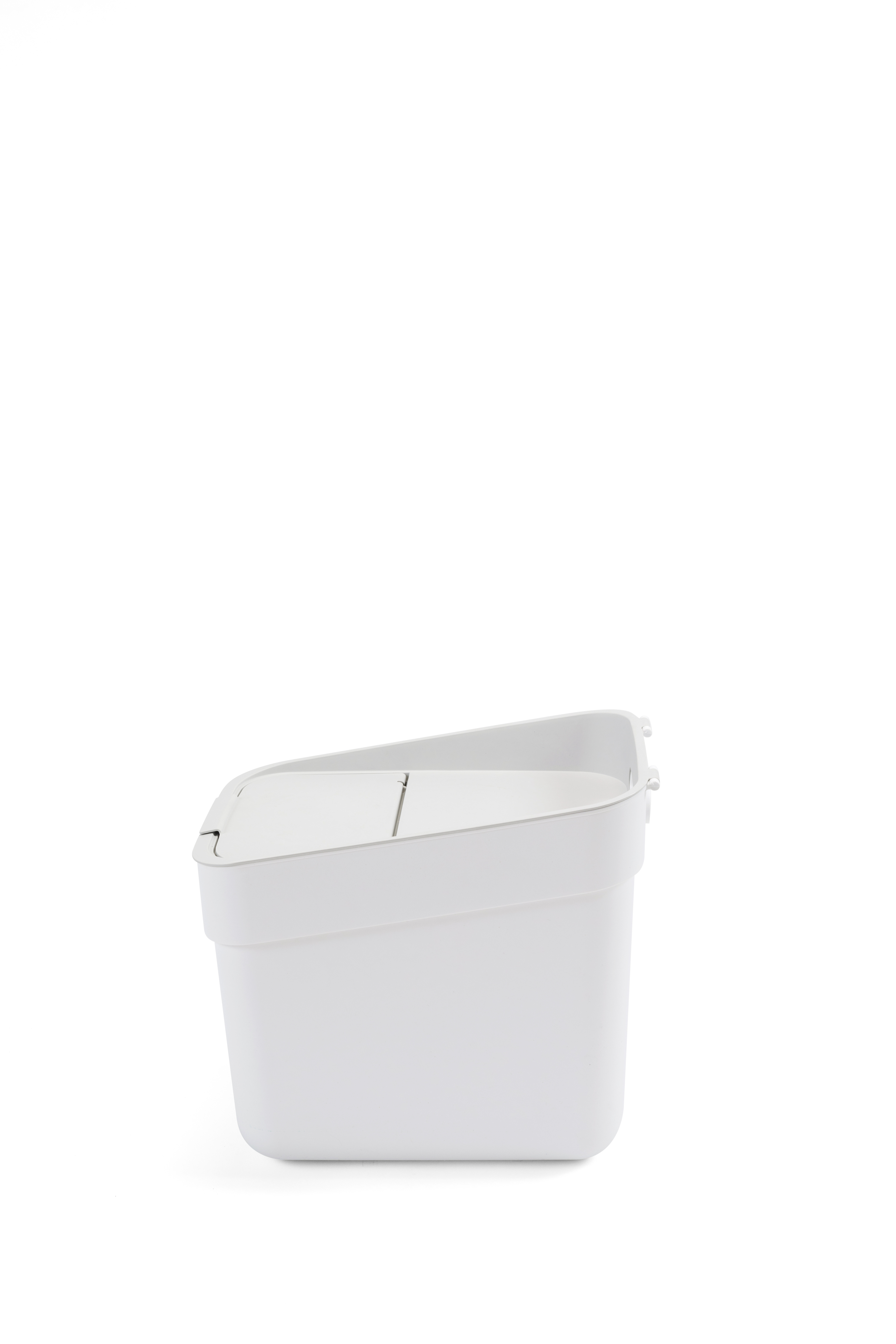 Curver ready to collect prullenbak GFT 20 liter wit-lichtgrijs