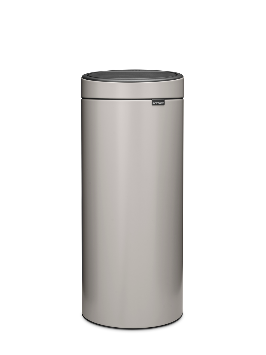 Brabantia touch bin afvalemmer 30 liter soft grey