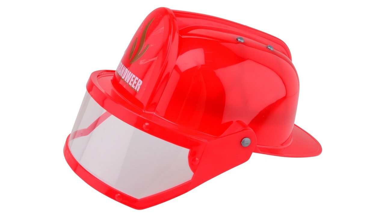Brandweerhelm met vizier kind