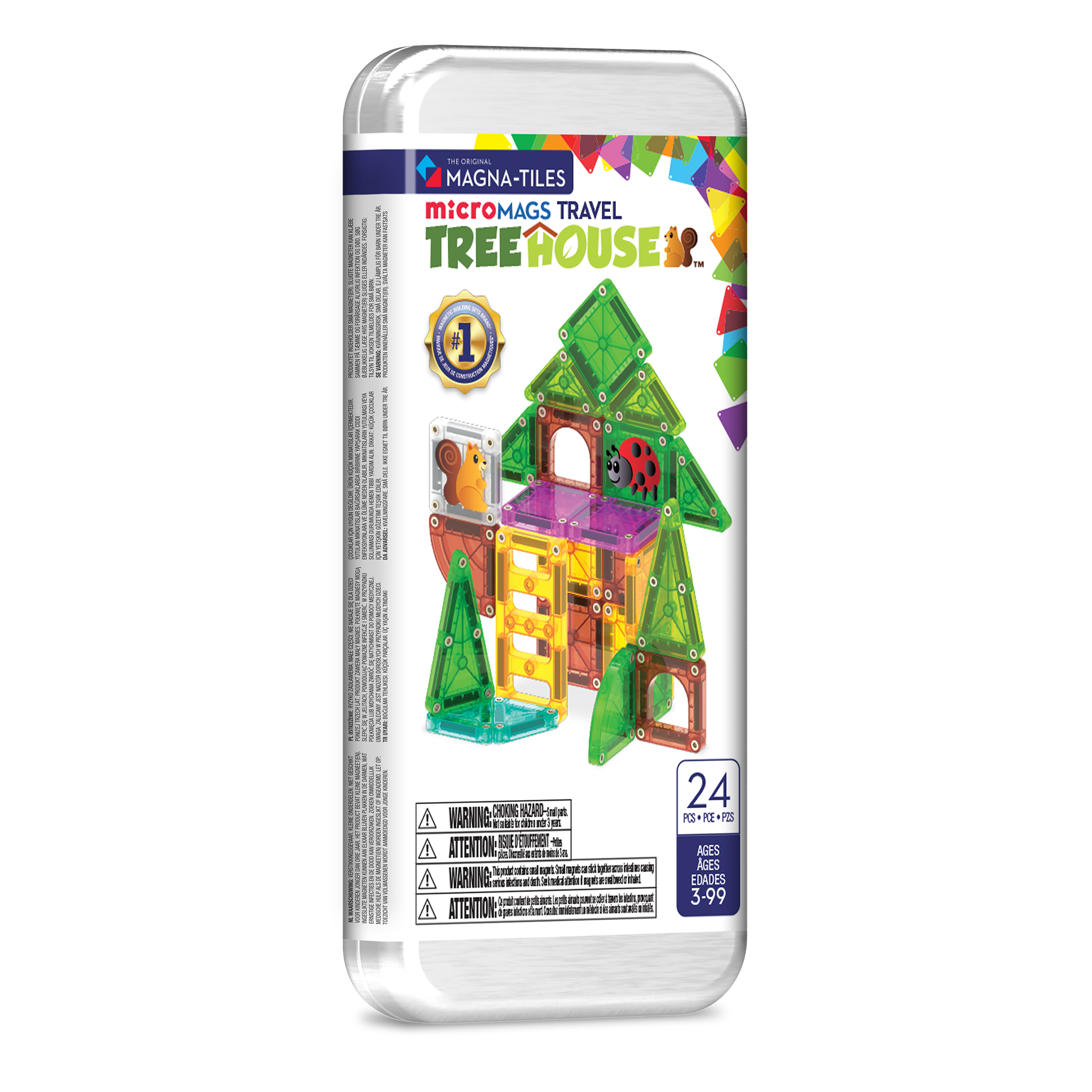 MagnaTiles treehouse travel set 24 delig afbeelding