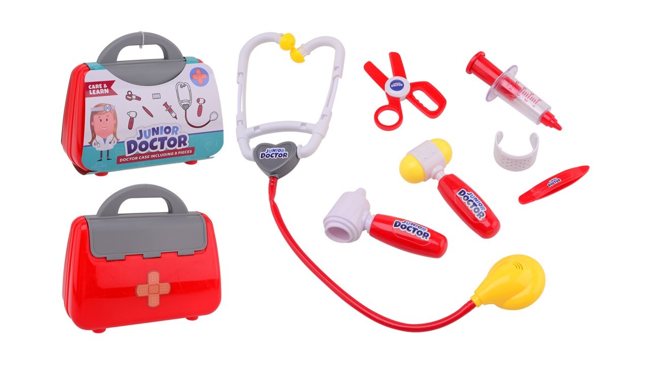Dokterstas met accessoires 8-delig