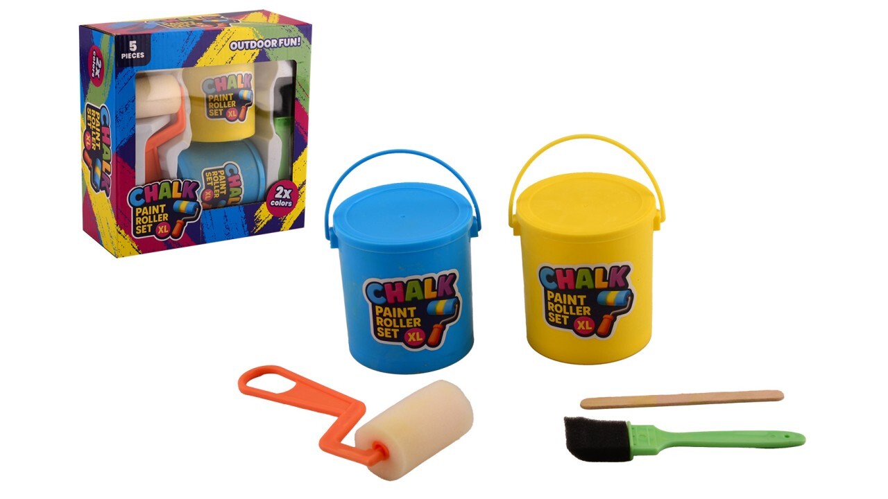 Jumbo krijt set 5-delig in doos