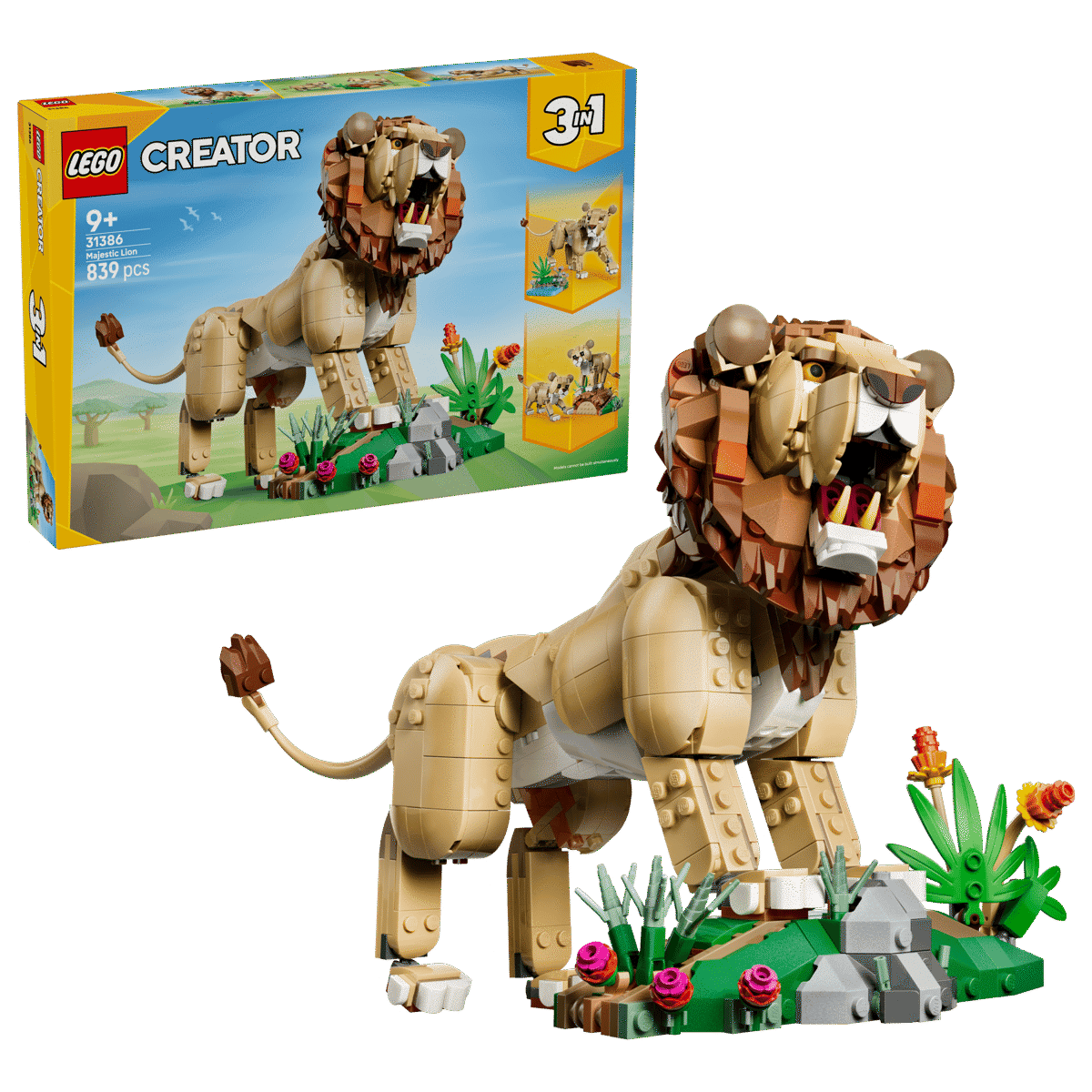 LEGO® Creator 31386 wilde dieren majestueuze leeuw