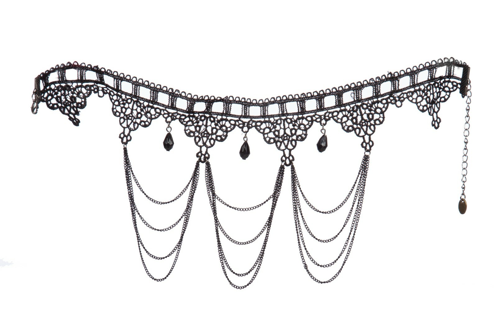 Choker kant zwart