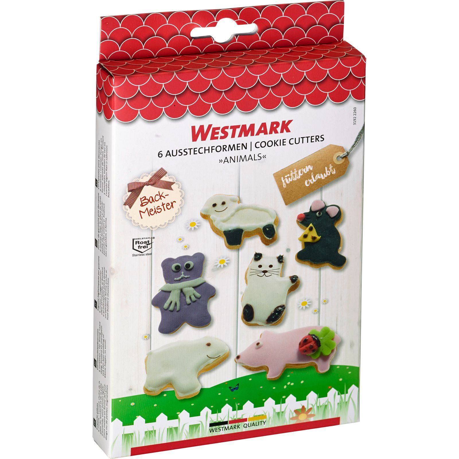 Westmark Set koekjesvormers dieren 6 stuks