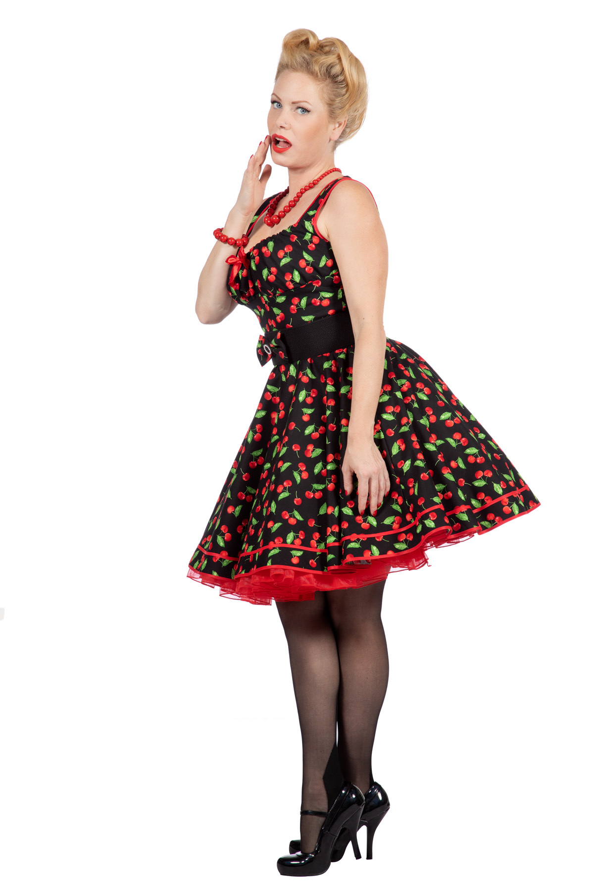 Rockabilly dress Cherry
