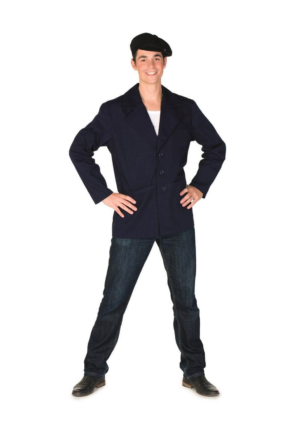 Jas Keper Uni Blauw