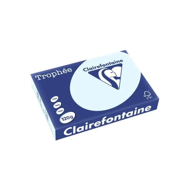Clairefontaine Trophee A4 120gr Azuurblauw 250vel afbeelding