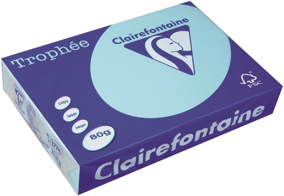 Clairfontaine Trophee A4 80gr Helblauw 500vel