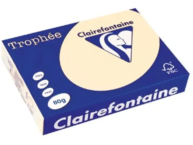 Nvt Clairfontaine Trophee A4 80gr creme 500vel