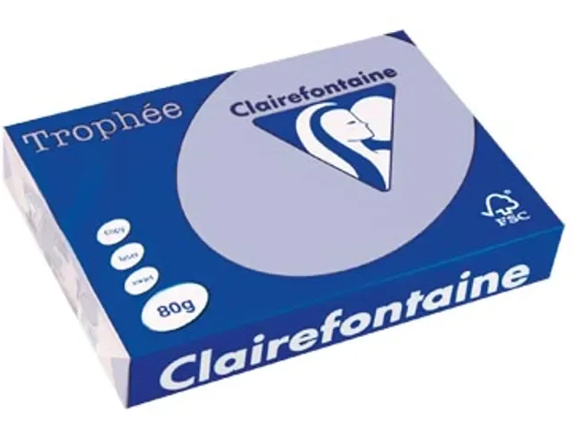 Clairfontaine Trophee A4 80gr Lavendel 500vel