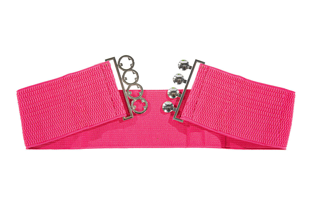 Riem elastiek neon pink