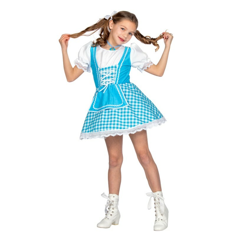 Dirndl jurk aqua