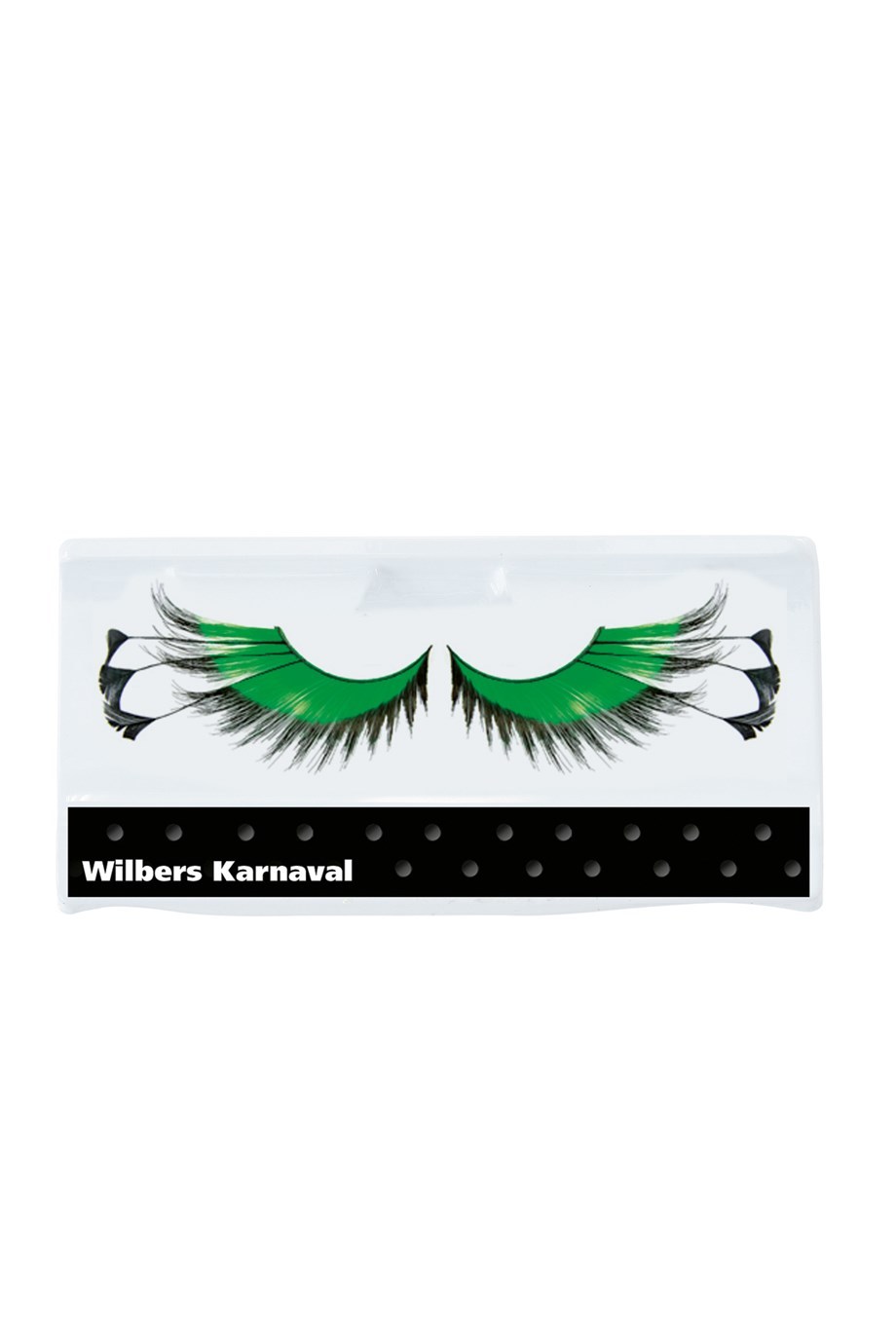 Veren wimpers groen