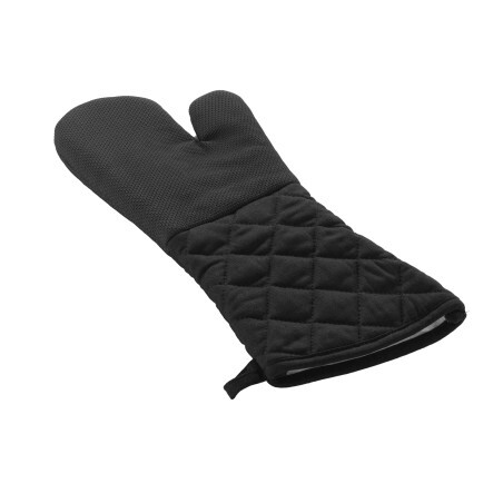 Ovenhandschoen 40x18 cm zwart
